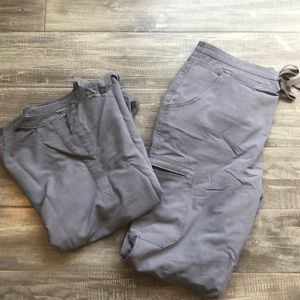 Stylish Gray Women's Scrubs